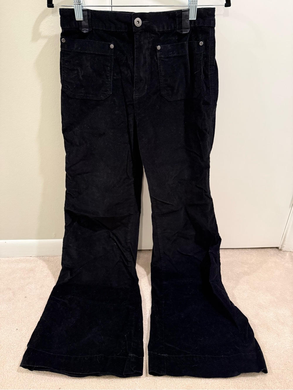 Marrakech Black Corduroy Bootcut Pants